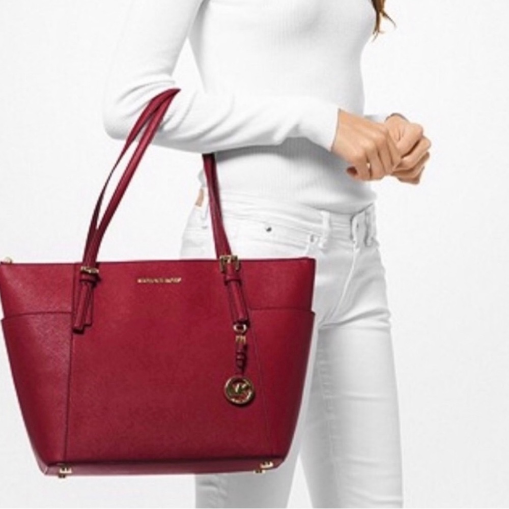 Michael Kors Tote Bag in Burgundy